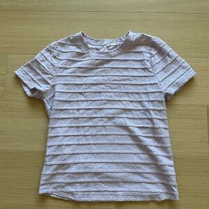 Tularosa Light Purple Patterned Tee